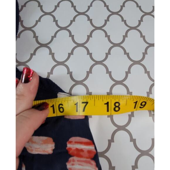 Joie- Alicia Small Silk Macaroon print Tank - Picture 5 of 8